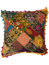 Copricuscino Indiano Patchwork