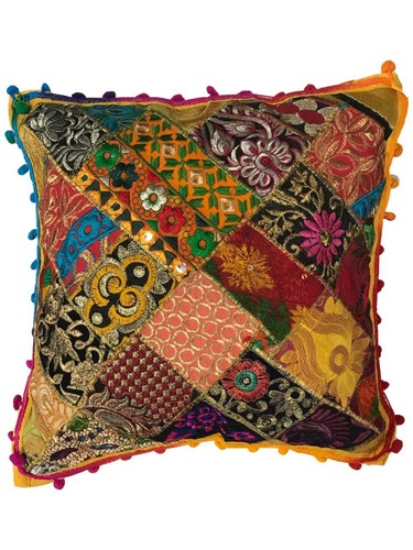 Copricuscino indiano patchwork - copricuscino,