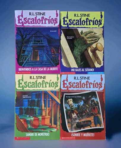 Lote libros escalofríos - de, 4