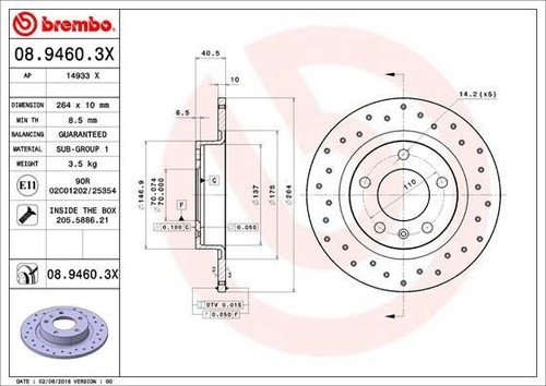 Coppia dischi freno brembo - dischi,
