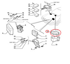 COPERCHIO CENTRALINA LANCIA