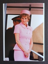 FOTOGRAFIA ORIGINALE LADY DIANA REGGIMENTO PRINCIPESSA DEL GALLES ESERCITO UK