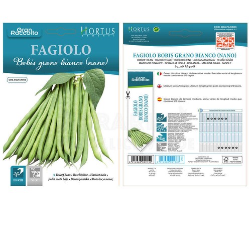 Fagiolo boby bianco - boby, (nano)