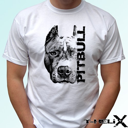 Pitbull head shirt - pitbull,