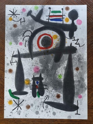 Joan miro litografia colori - joan,