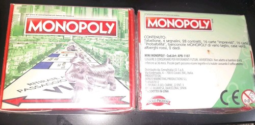 Mini monopoly gioco tavolo - mini,