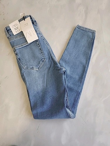 Jeans skinny zara blu chiaro - skinny,