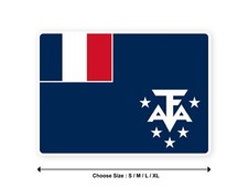 Adesivo bandiera TAAF francese