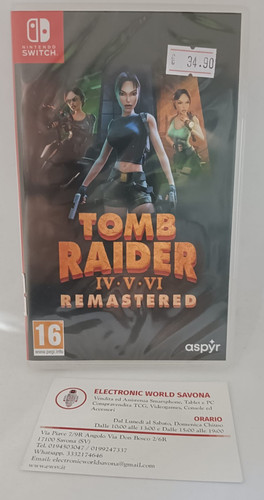Tomb raider vi - raider, iv