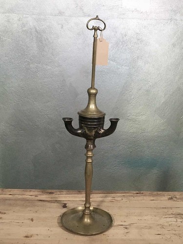 Lampada olio ottone xix - in,