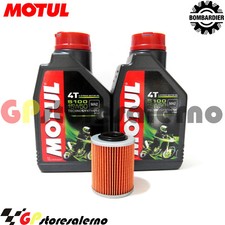 TAGLIANDO OLIO + FILTRO MOTUL 5100 15W50 BOMBARDIER 800 OUTLANDER HO EFI 2006