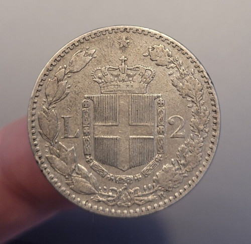 Lire 1885 rara regno - 1885,