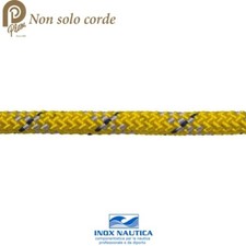 DOPPIA TRECCIA DRIZZA 5 mt GIALLA ALTA TENACITA PLAM CORDA CIMA NAUTICA BARCA
