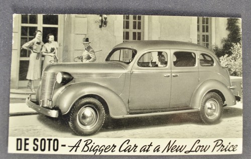 Cartolina berlina desoto 1937 - desoto,