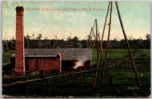 Petrolia ontario oil wells - ontario,