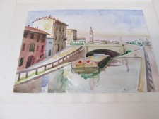 1961 SOCIETA' ARTISTI PATRIOTTICA MENU' MILANO CARLO PORTA RISOTTO NAVIGLI SC73