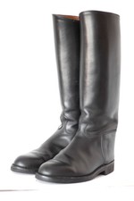 Stivali da equitazione in pelle PARABOOT (stivali da equitazione poliziotto francese) EU 431/2 / UK 91/2