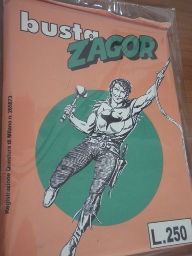 Zagor busta fumetti - zagor,
