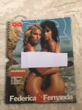 CALENDARIO GQ - FERNANDA LESSA E FEDERICA FONTANA 2003 EROTICO SEXI