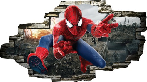 Adesivo murale spiderman - adesivo,