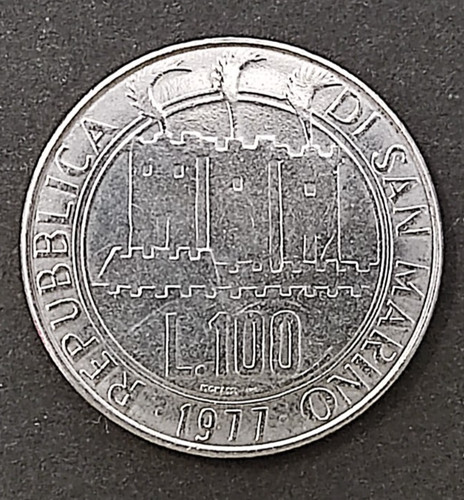 San marino 100 lire 1972 - lire, 1974
