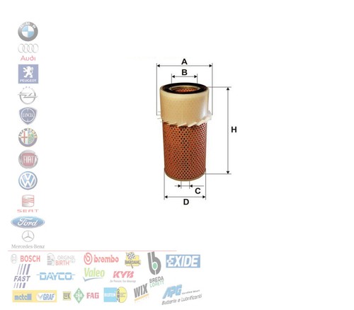 Filtro aria mitsubishi l300 - aria,