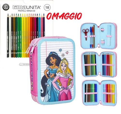 Astuccio zip principesse - astuccio, 3