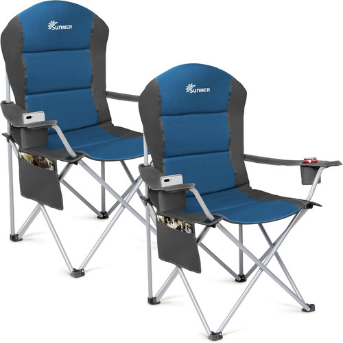 Padded camping chairs set of - camping,