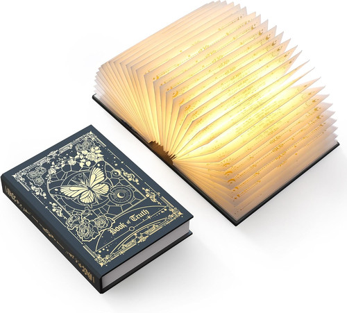 Lampada libro pieghevole - lampada-libro,