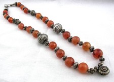 VINTAGE COLLANA CORNIOLA E