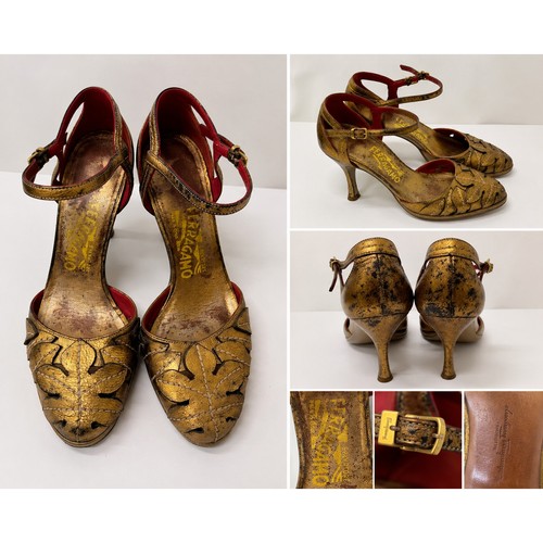 Tacchi vintage ferragamo - vintage, oro