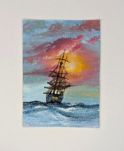 Quadro acrilico originale aceo - quadro,