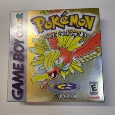 Pokemon Gold Nintendo Gameboy Game Boy Color GBC COMPLETE BOX MANUAL USA Version