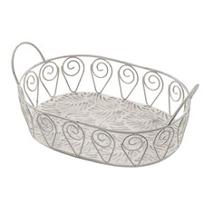 Portafrutta cesto in metallo