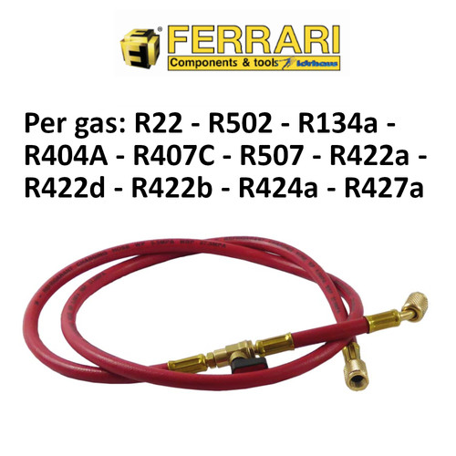 Frusta tubo flessibile rosso