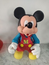 TOPOLINO Mickey Mouse in gomma - 35 cm.  DISNEY ARCO ANNI 70 - SNODABILE  
