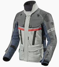 GIACCA JACKET MOTO REV'IT DOMINATOR 3 GTX LAMINATA GORE TEX SILVER BLU TG M