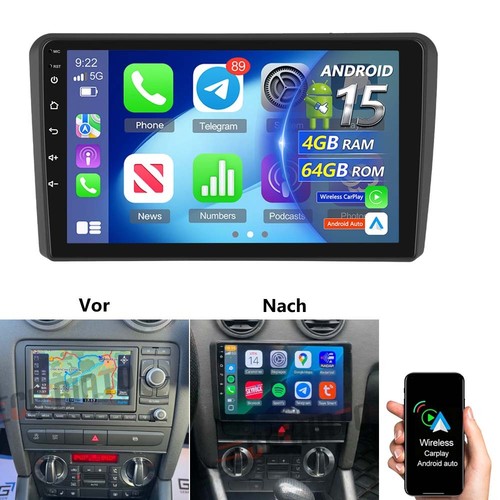 Autoradio 64g android 15 - autoradio, 4g+64g