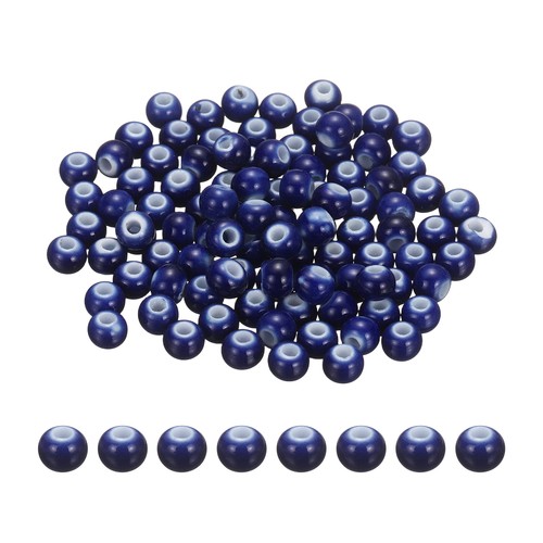 100pcs perline ceramiche tonde - perline,