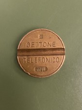 Gettone telefonico con segno - telefonico,