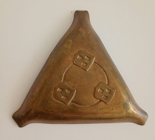 Antico posacenere ottone - posacenere,