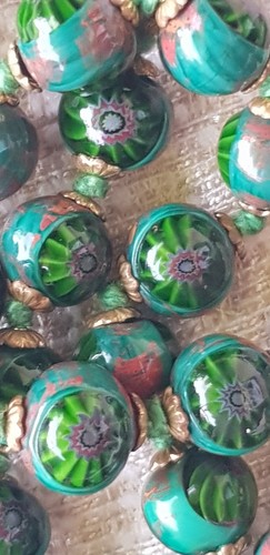 Collana perle murano art - di,
