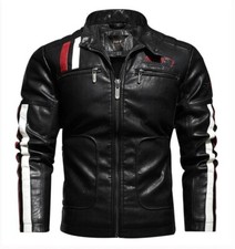 Cappotto pelle moto uomo tuta