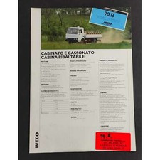 Depliant Camion - FIAT 90.13 - Cabinato e Cassonato - Cabina Ribaltabile - Iveco