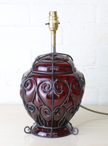 Antique table lamp italian - antique,