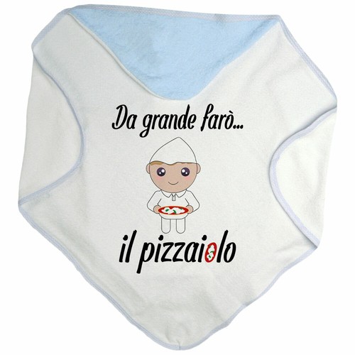 Accappatoio triangolo neonato
