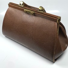 Borsa a mano vintage marrone