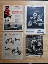 Lambretta E Piaggio Vespa ^ Pubblicità Advertising Lotto 28 Pz.4