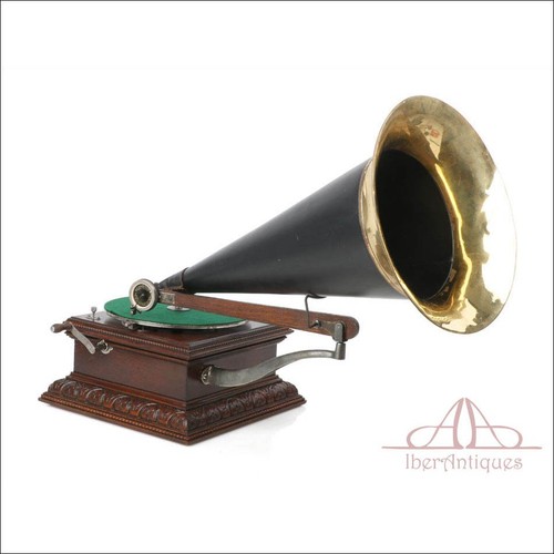 Antico grammofono hmv - grammofono,