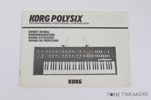 Korg polysix manuale del - polysix,